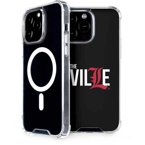 University of Louisville Black Background iPhone Cases